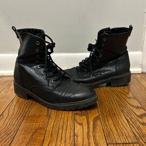 Target Brand Black Combat Boots